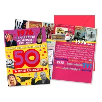 Kukartka Karnet Urodziny 50