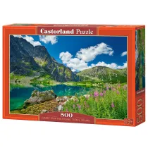 Puzzle 500 el. Czarny Staw pod Rysami, Tatras, Poland Castorland