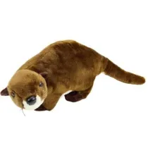 Maskotka przytulanka wydra brzowa 37cm Leantoys