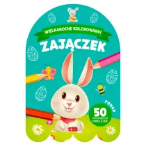 Wielkanocne kolorowanki. Zajczek