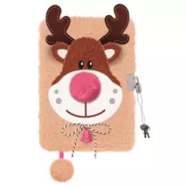 My little friend Pamitnik z kdk 3D Wochacz A5 Beige Reindeer mkmn 96 kartek