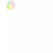 Arpex Balon dekoracyjny Party Time pastelowy K6242 8 szt.