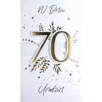 Karnet Urodziny 70