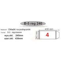 Narnia Ok�adka na podr�cznik B5 regulowana 50 szt.