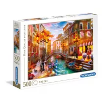 Puzzle 500 el. High Quality Collection. Sunset over Venice Clementoni