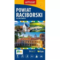 Mapa - Powiat Raciborski 1:50 000 wodoodporna