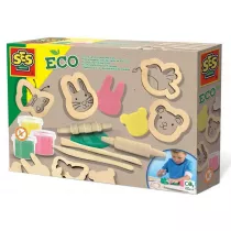 Eko ciasto masa + drewniane akcesoria Ses Creative