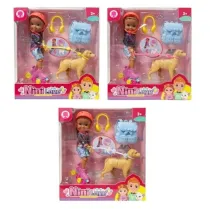 Lalka z rolkami i akcesoriami MIX Swede