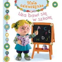 Liza bawi si� w szko��. Ma�a dziewczynka