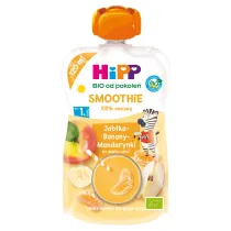 Hipp Smoothie Mus z owoc�w i sok�w po 1. roku jab�ka-banany-mandarynki 120 ml Bio