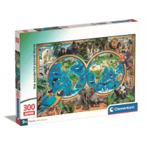 Puzzle 300 Super The wonderful Animal World Clementoni