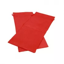 Polsirhurt Woreczki jutowe czerwone 36x15 cm 2 szt.