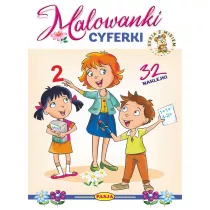 Malowanki cyferki. Seria z misiem