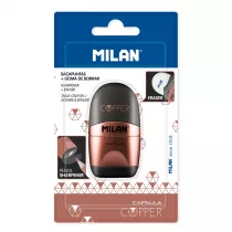 Milan Temperwko-gumka Capsule Cooper czarna