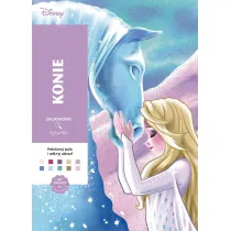 Art therapy. Kolorowanka antystresowa. Disney. Konie. Zagadkowe rysunki