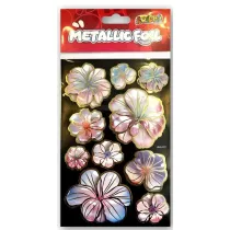 Naklejki foliowe Metalic Double Flowers PENMATE