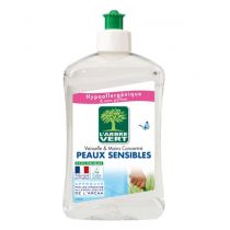 Larbre Vert Płyn do mycia naczyń Sensitive bezzapachowy 500 ml