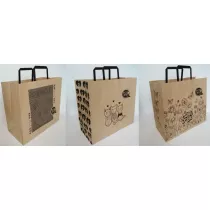Fresh Torebka Kraft 320x300 L pozioma mix