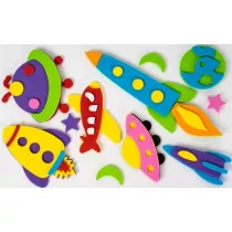 Fandy Naklejki piankowe 3D Kosmos 3 cm