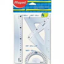 Maped Zestaw Start Medium linijka/2 ekierki/ktomierz