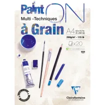 Clairefontaine Szkicownik Paint On a Grain A4 250 gsm 20 kartek