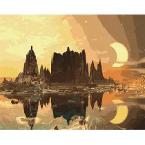 Ideyka Malowanie po numerach - Z�ote Miasto 40x50cm