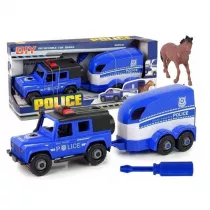 Auto policyjne z przyczep� i konikiem Toys Pawe� Wojda