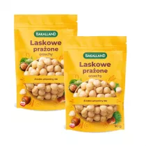 Bakalland Orzech laskowy blanszowany Zestaw 2 x 90 g