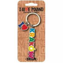 Pan Dragon Brelok I love Poland Krakw ILP-BRE-B-KR-06