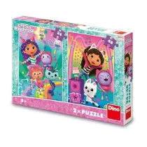 Puzzle Koci Domek Gabi Disco Party 2w1 Dino Toys