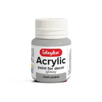 Ideyka Farba akrylowa Szary upek 20ml
