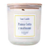Your Candle Świeca sojowa panna cotta z malinami 210 ml