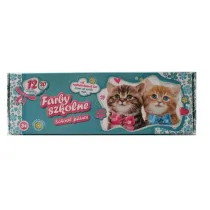 Farby szkolne Kotki 12kol 20ml ASTRA