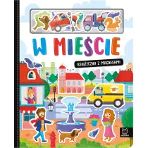 W miecie. Ksieczka z magnesami
