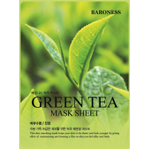 Baroness Oczyszczająco-odświeżająca maska do twarzy z ekstraktem z zielonej herbaty 21 ml