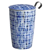 Eigenart Kubek z zaparzaczem TeaEve 350ml Indigo Lines 80038