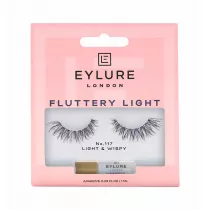 Eylure Fluttery Light Lashes sztuczne rzsy z klejem efekt wypenienia No. 117
