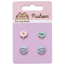 Pusheen Kolczyki podwjne