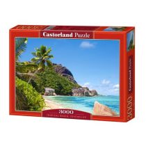 Puzzle 3000 el. Tropical Beach, Seychelles Castorland