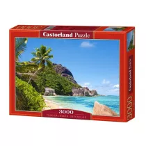 Puzzle 3000 el. Tropical Beach, Seychelles Castorland