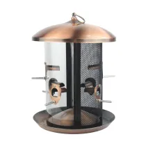 Garden&Fun Karmnik dla ptakw, metalowy, wiszcy 2w1 24 x 33 cm