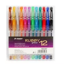 Fandy Dugopis elowy Rubby glitter 12 szt.