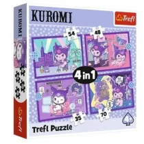 Puzzle 4w1 Dzie Kuromi Hello Kitty TREFL