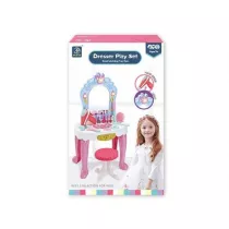 Toaletka z akcesoriami wiato/dwik 80x41x21cm + suszarka na baterie BZES6285 Bigtoys