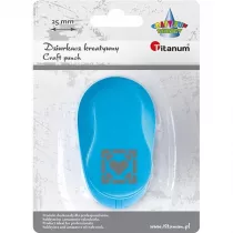 Titanum Dziurkacz z motywem Serce w ramce 25mm