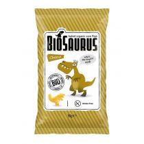 BioSaurus Chrupki kukurydziane Dinozaury o smaku serowym bezglutenowe 50 g Bio
