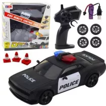 Policja RC z wymiennymi koami Leantoys