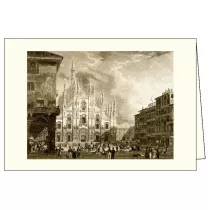 Karnet z kopert ITW 015 Milano Piazza del Duomo 2