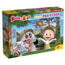 Puzzle 2x12 el. Masza i Niedwied Lisciani