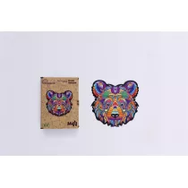 Puzzle drewniane eko 22 el. Br�zowy nied�wied� A4 PuzzleOK